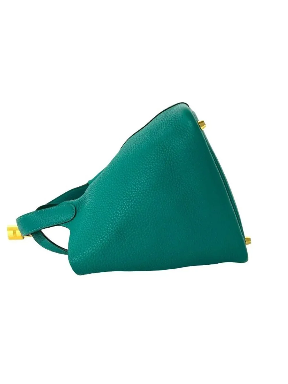 Hermes Picotin Lock Taurillon Clemence Handbag Mini Tote Vert Vertigo